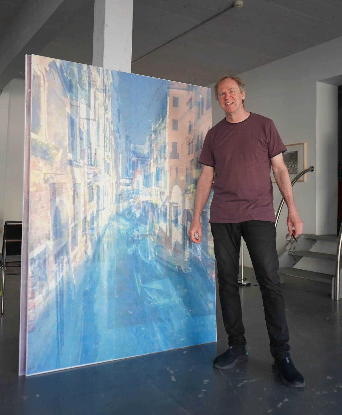 Victor Pigagnelli, der Vereinspräsident der IG Kultur, hat die Art Tour mitorganisiert.