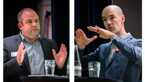 27381828-2 (vl) Daniel Wäfler (SVP) und Harry Brandenberger (SP) haben schon oft zusammen debattiert.