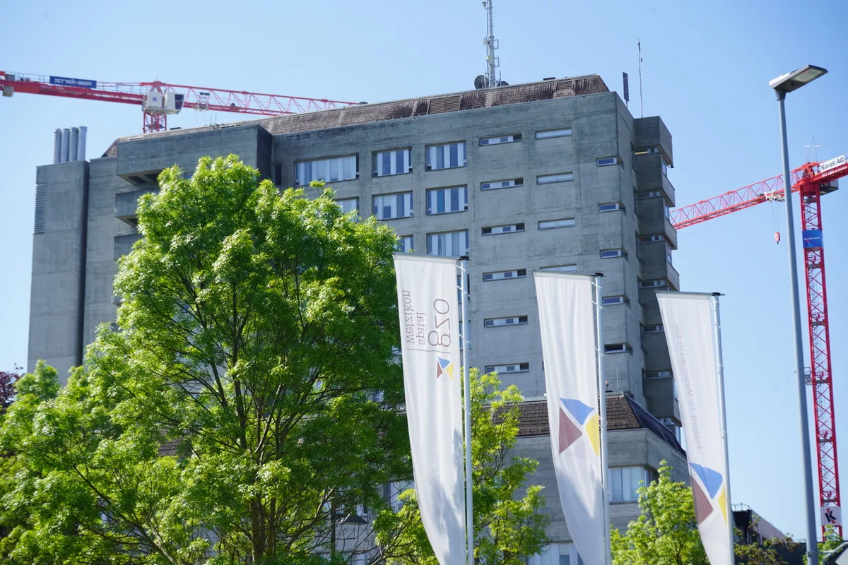 Bilder vom GZO Wetzikon und der Baustelle am 10. Mai 24