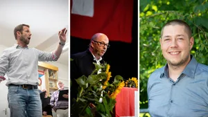 28126112-2 Philip Hirsiger (links), Marco Hirzel (Mitte) und Daniel Wunderli (rechts): Die drei Männer sind oder waren parteilos. Und wissen, was dieses Label bedeutet.