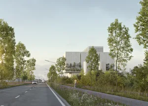 Die hängenden Gärten von Hinwil: Mit Pflanztrögen soll die 50 Meter hohe Fassade des Ersatzneubaus aufgelockert werden. Die hängenden Gärten von Hinwil: Mit Pflanztrögen soll die 50 Meter hohe Fassade des Ersatzneubaus aufgelockert werden.