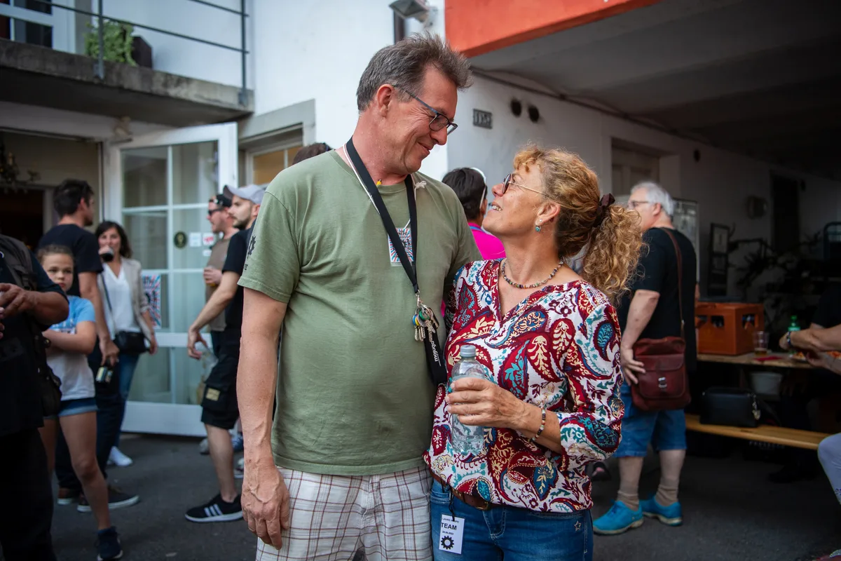 Pächter Marco Schenk mit seiner Frau Brigitte Schenk