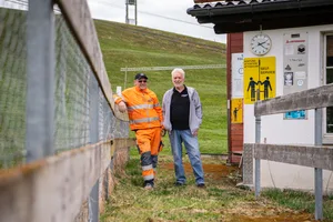 11187453-3 Walter Schoch mit Sohn Martin, ehemalige Betreiber Skilift Fischenthal.
23.3.2023