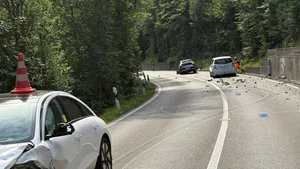 29590895-3 Die Aathalstrasse war für die Aufräumarbeiten mehrere Stunden lang gesperrt.