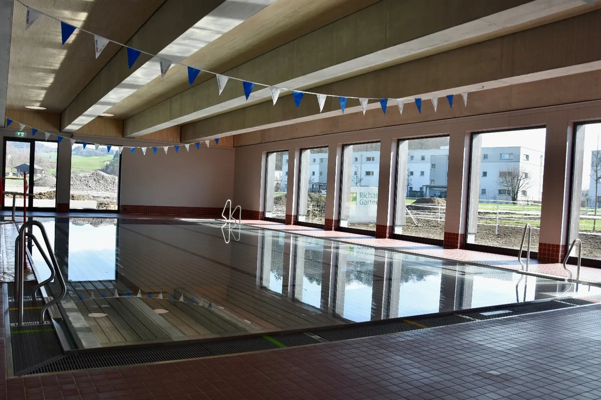 Das neue Hallenbad Fehraltorf steht künftig der Öffentlichkeit zu Verfügung.
