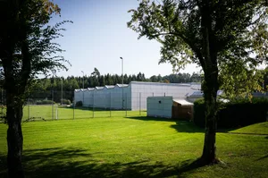 Sporthalle Eselriet. Sporthalle Eselriet.
