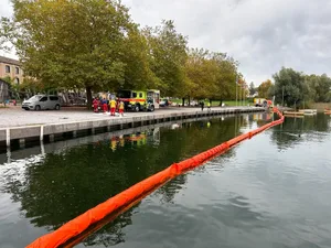 Feuerwehr im Einsatz. Feuerwehr im Einsatz.