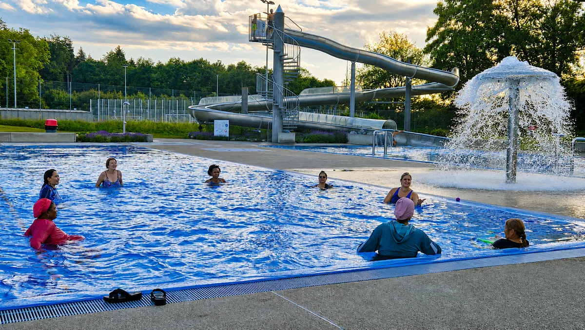 Der Schwimmkurs für Frauen startete im Juni und ist beliebt.