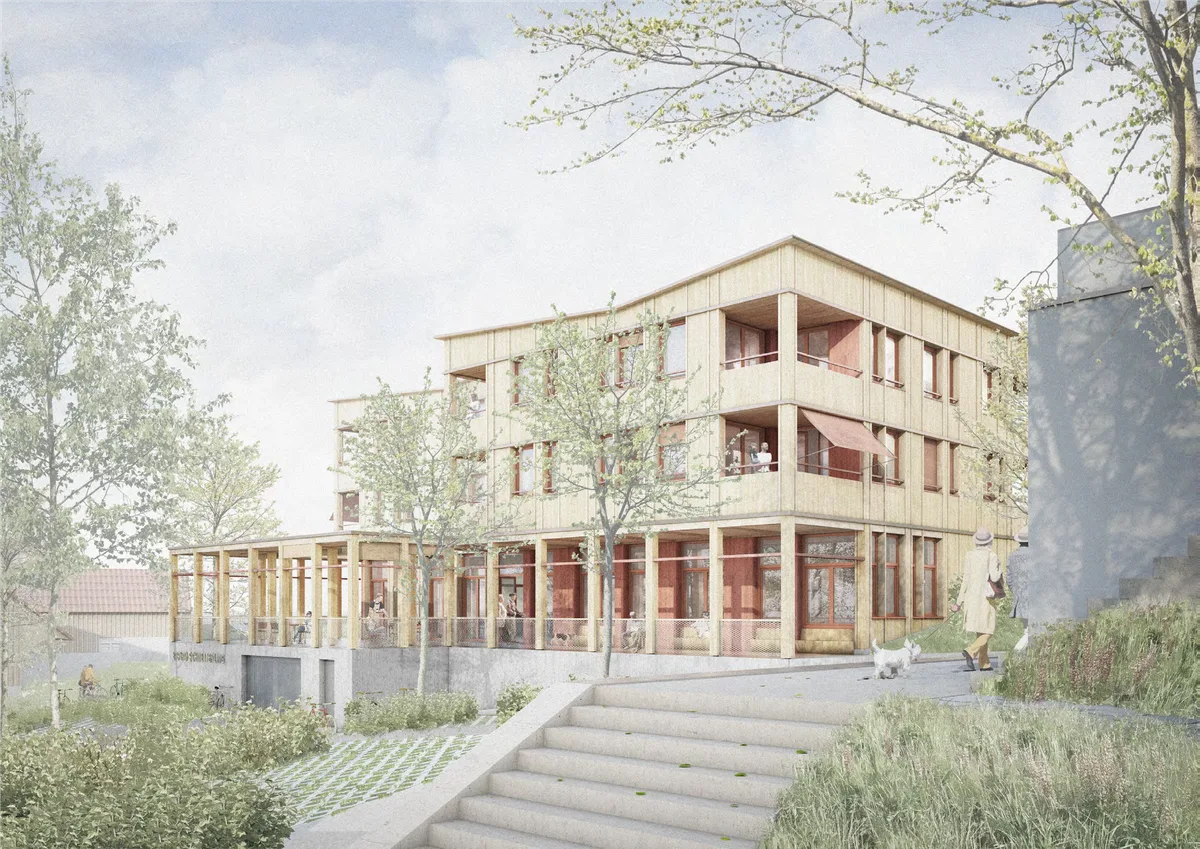 So soll das geplante Mehrgenerationenhaus der Reformierten Kirche Weisslingen einst aussehen. So soll das geplante Mehrgenerationenhaus der Reformierten Kirche Weisslingen einst aussehen.