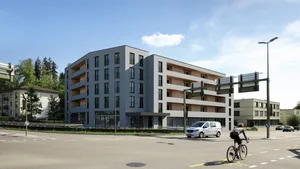 22929558-2 So sieht die neue Domum-Überbauung in Tagelswangen aus.