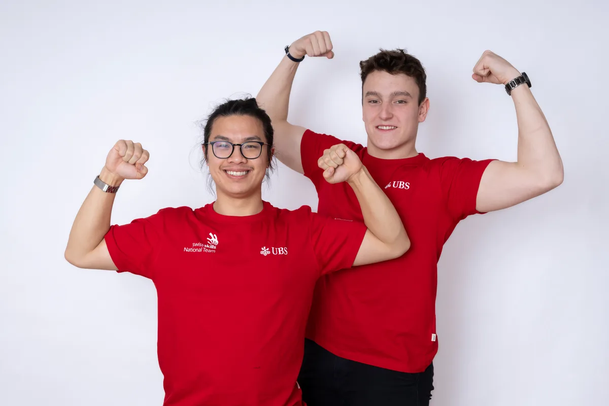 Die beiden Applikationsentwickler Raymond Tea (links) aus Gundetswil und Ralf Boltshauser aus Fehraltorf mussten an den Euroskills in Danzig innerhalb von drei Tagen ein Unternehmen im Bereich der nachhaltigen Entwicklung gründen – selbstverständlich nur theoretisch. Die beiden Applikationsentwickler Raymond Tea (links) aus Gundetswil und Ralf Boltshauser aus Fehraltorf mussten an den Euroskills in Danzig innerhalb von drei Tagen ein Unternehmen im Bereich der nachhaltigen Entwicklung gründen – selbstverständlich nur theoretisch.