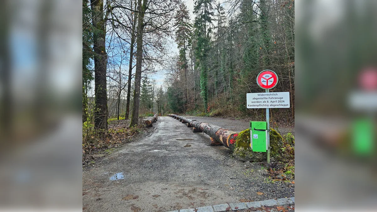 Der Parkplatz nahe dem Tössufer ist plötzlich geschlossen. Der Parkplatz nahe dem Tössufer ist plötzlich geschlossen.