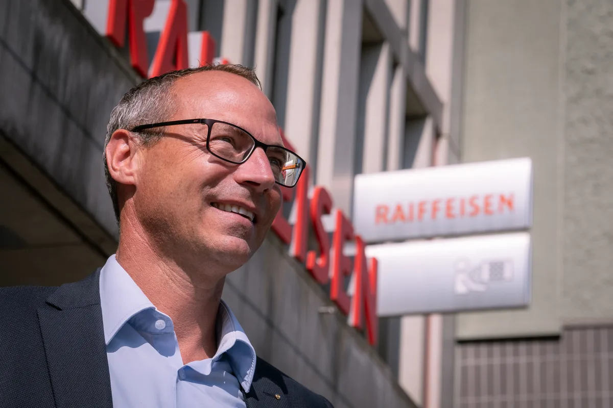 Kann zufrieden auf das vergangene Jahr blicken: Lars Studer, Vorsitzender der Geschäftsleitung der Raiffeisenbank Zürcher Oberland. (Archiv)