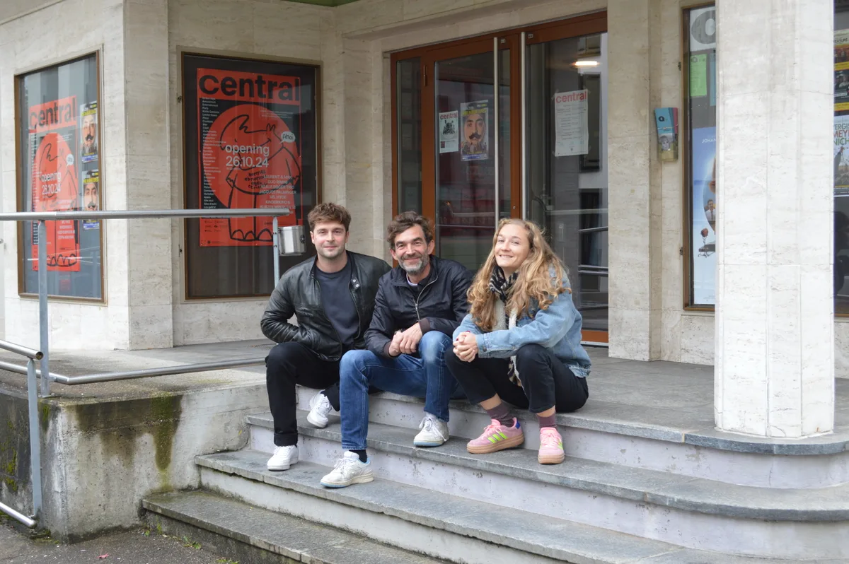 Die neue Leitung des Centrals hat grosse Plaene: Miro Maurer, Simon Brusis und Sarah Brusis.