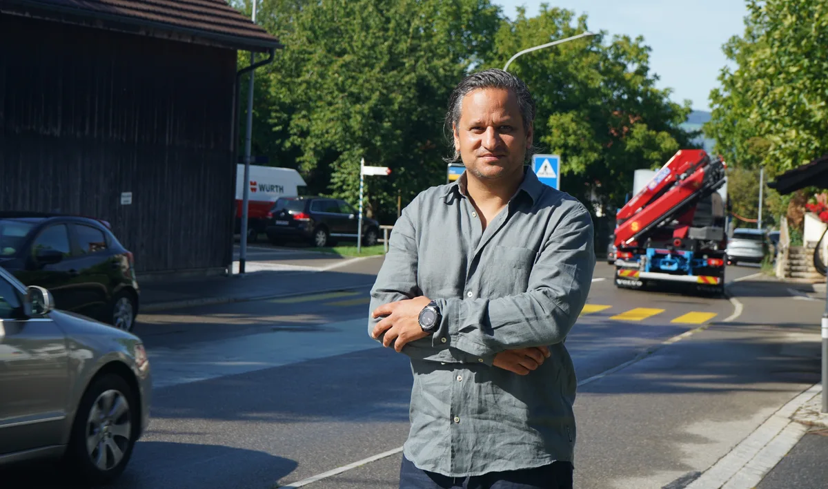 Dario Garcia sorgt sich um die Sicherheit entlang der Pfäffikerstrasse in Wermatswil.
