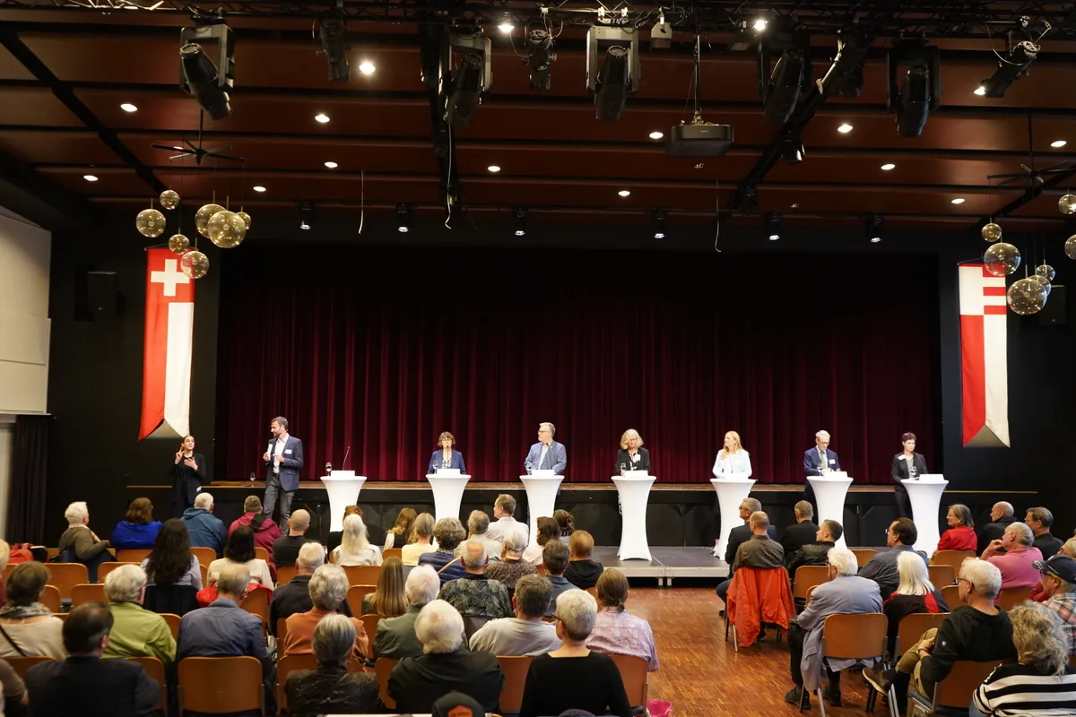 Impressionen vom Politanlass Stadtrat im Dialog in Uster am 30. Mai 2024.