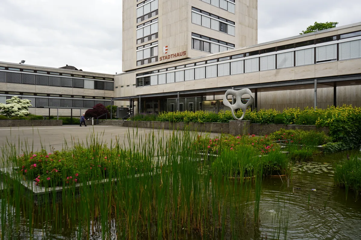 Das Stadthaus Uster von aussen im Juni 2024.