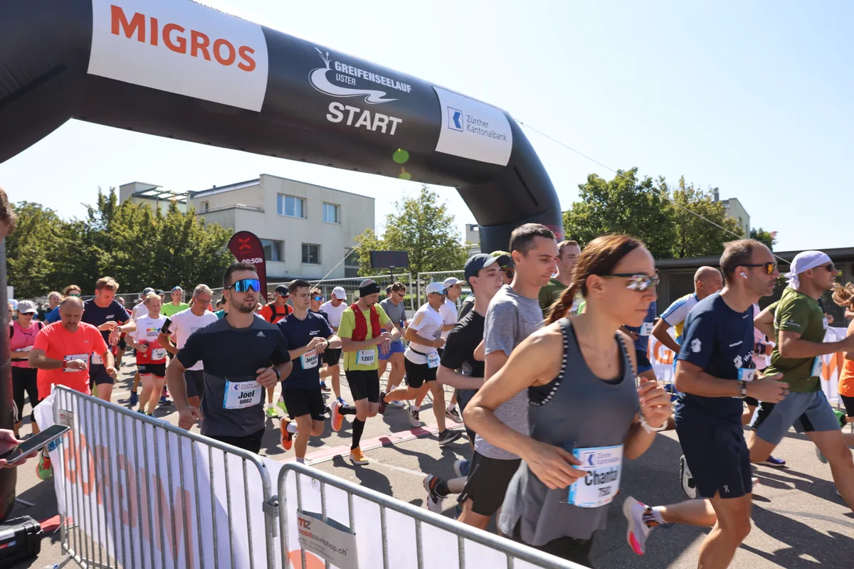 Nach Startschuss beginnt der 10km Lauf um 13:20 Uhr.