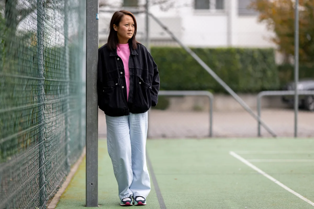 Loan Nham portraitiert auf der Sportanlage an der Letzacherstrasse in Faellanden. Loan Nham portraitiert auf der Sportanlage an der Letzacherstrasse in Faellanden.