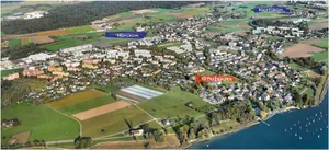 Nähe sichtbar: Greifensee und die beiden Ustermer Aussenwachten Nänikon und Werrikon liegen nahe beieinander. Nähe sichtbar: Greifensee und die beiden Ustermer Aussenwachten Nänikon und Werrikon liegen nahe beieinander.