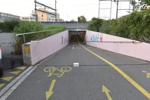 21305739-3 Hier stiessen die zwei Velos zusammen.