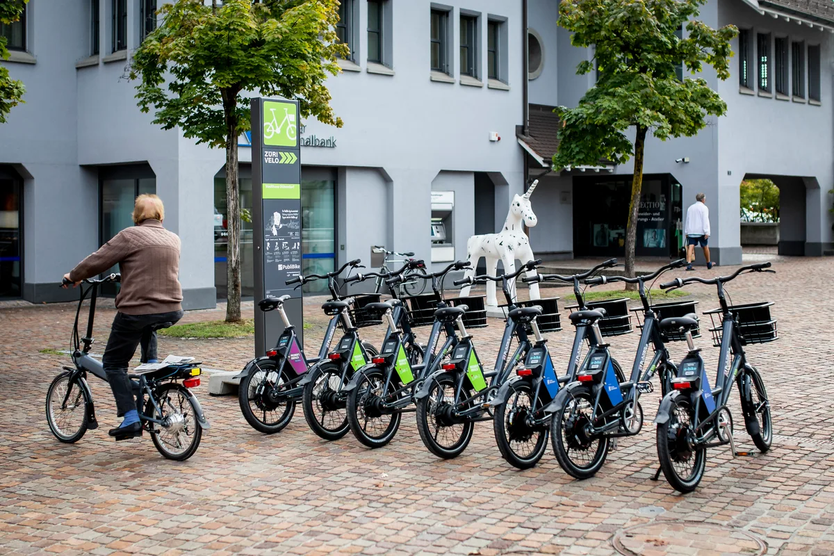 Publibike Standort Stadthaus Dübendorf