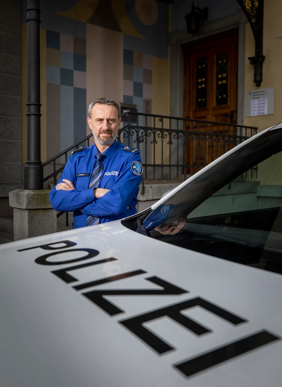 24212639-1 Oliver Schürch, neuer Kommandant der Stadtpolizei Zürich. Foto: Christian Merz