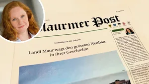 27229038-1 Bald ist ihr Foto auf der Titelseite der «Maurmer Post» zu finden: Anne-Friederike Heinricht ist neue Chefredaktorin der Maurmer Dorfzeitung.