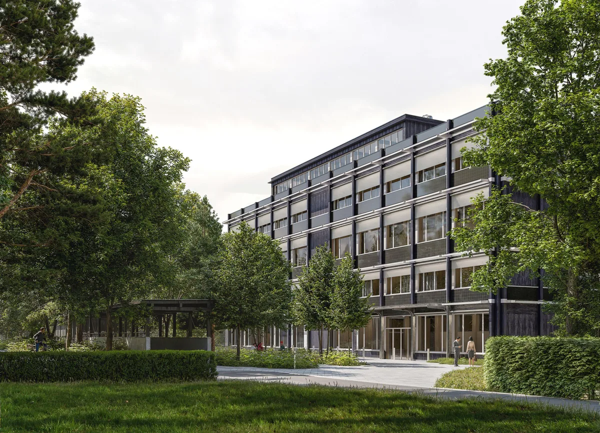 27277108-3 So soll es aussehen. Schon 2028 werden 50 Mitarbeitende in das neue Gebäude einziehen.
