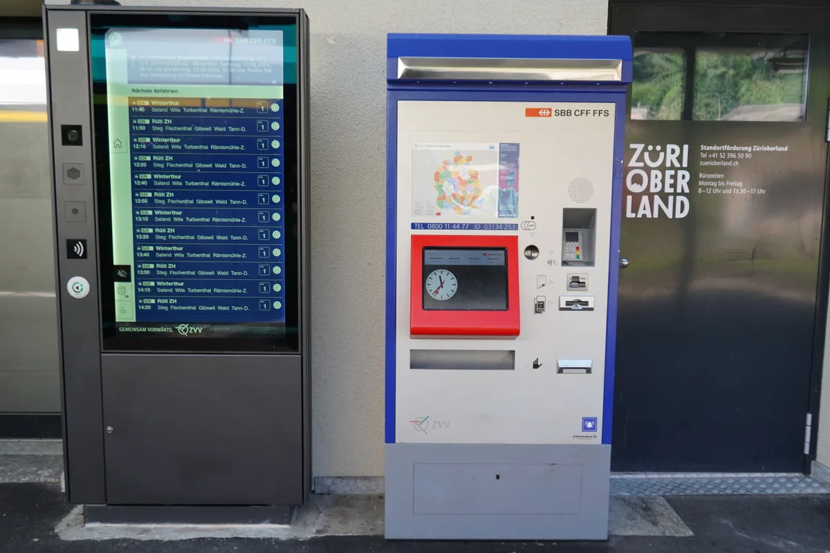 Ticketautomat in Bauma.