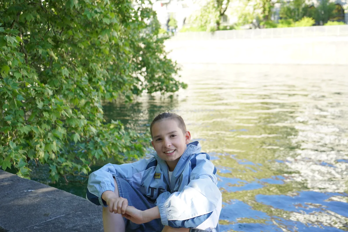 Illia Konovchenko, ein 12-jähriges Musik-Talent aus Möchaltdorf