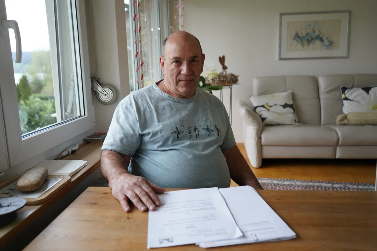 Armin Lanz und seine Wohnung im Städtli am Greifensee