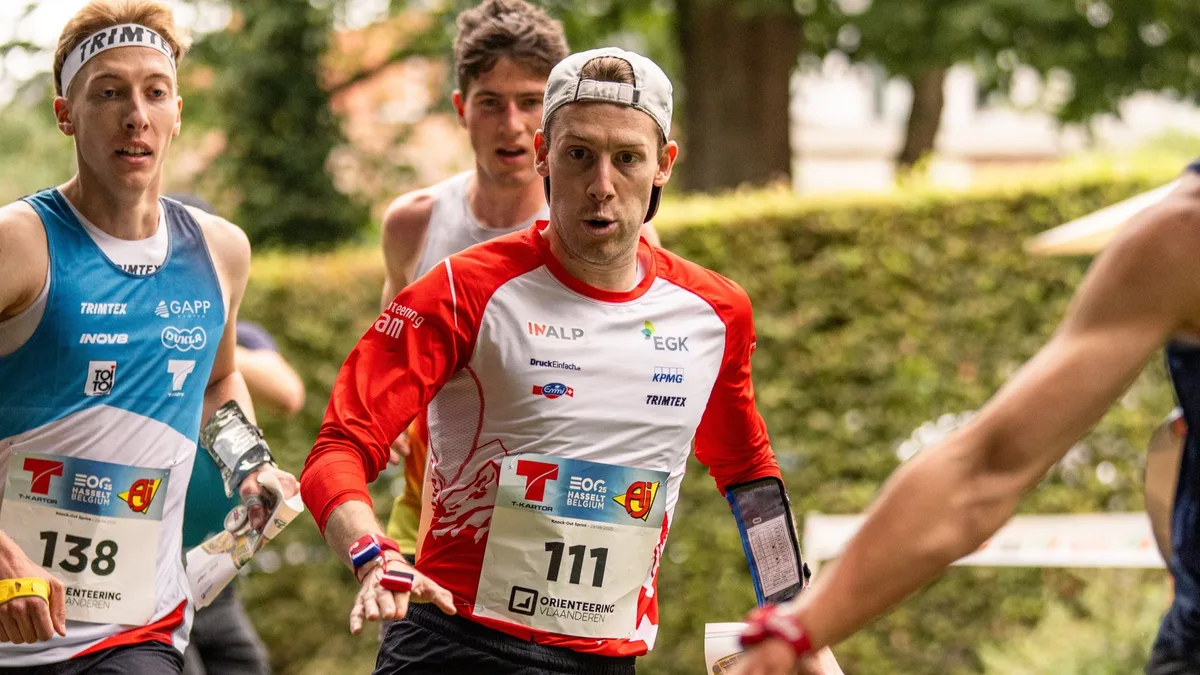 Riccardo Rancan im K.o.-Sprint an der EM in Belgien.
