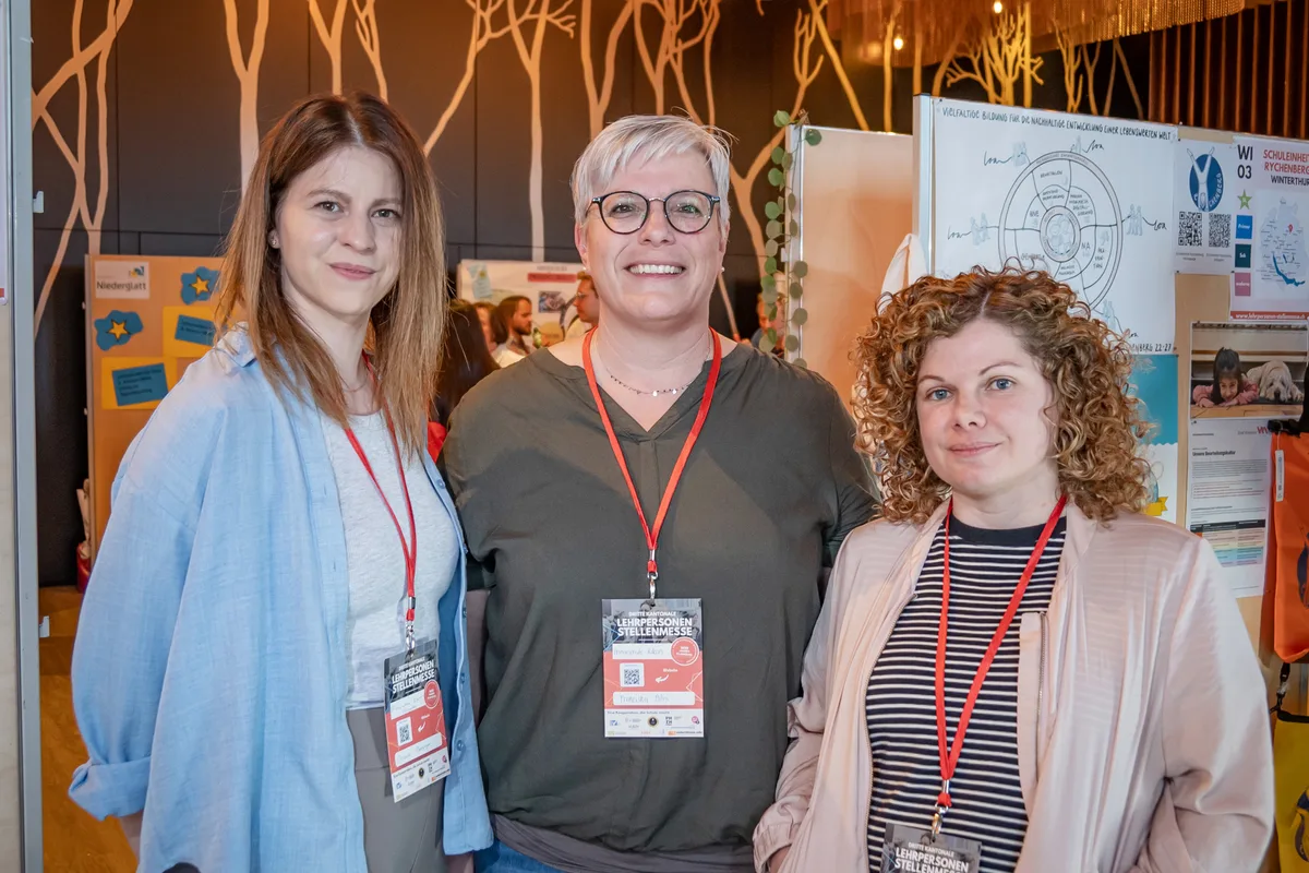 Franziska Böni (Mitte) mit ihrem Team.