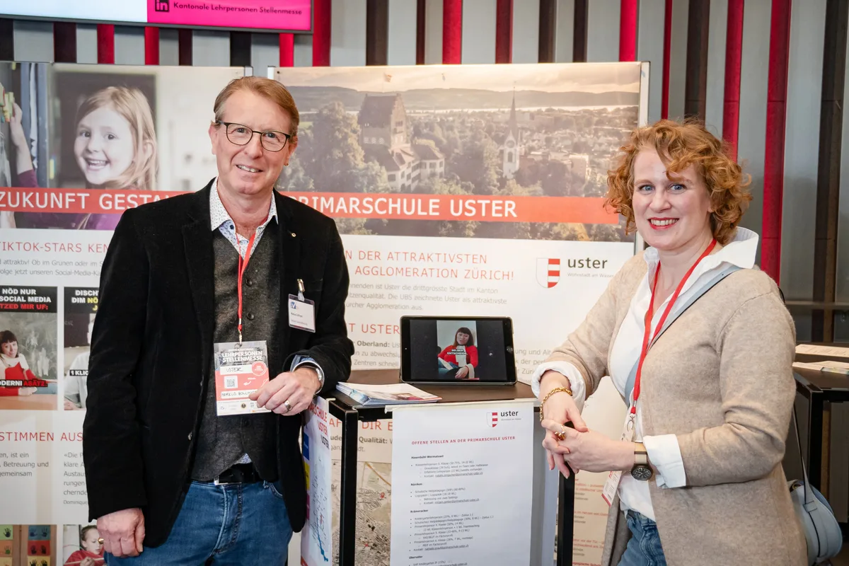 Rechts Cristina Gremli und links Markus Zollinger