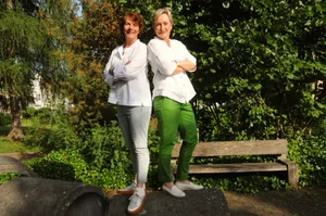 25997150-5 Starkes Team: Tanja Huber (l.) und Andrea Schreiber aus Schwerzenbach.