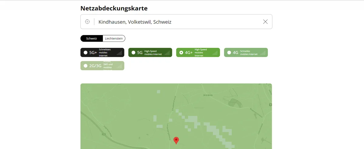 Man sieht eine Karte, die grün eingefärbt ist.