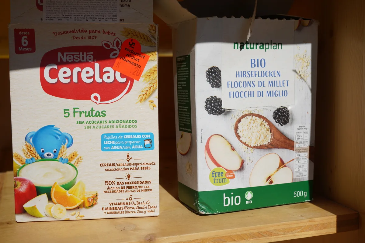 Kühlschrank und seine Produkte