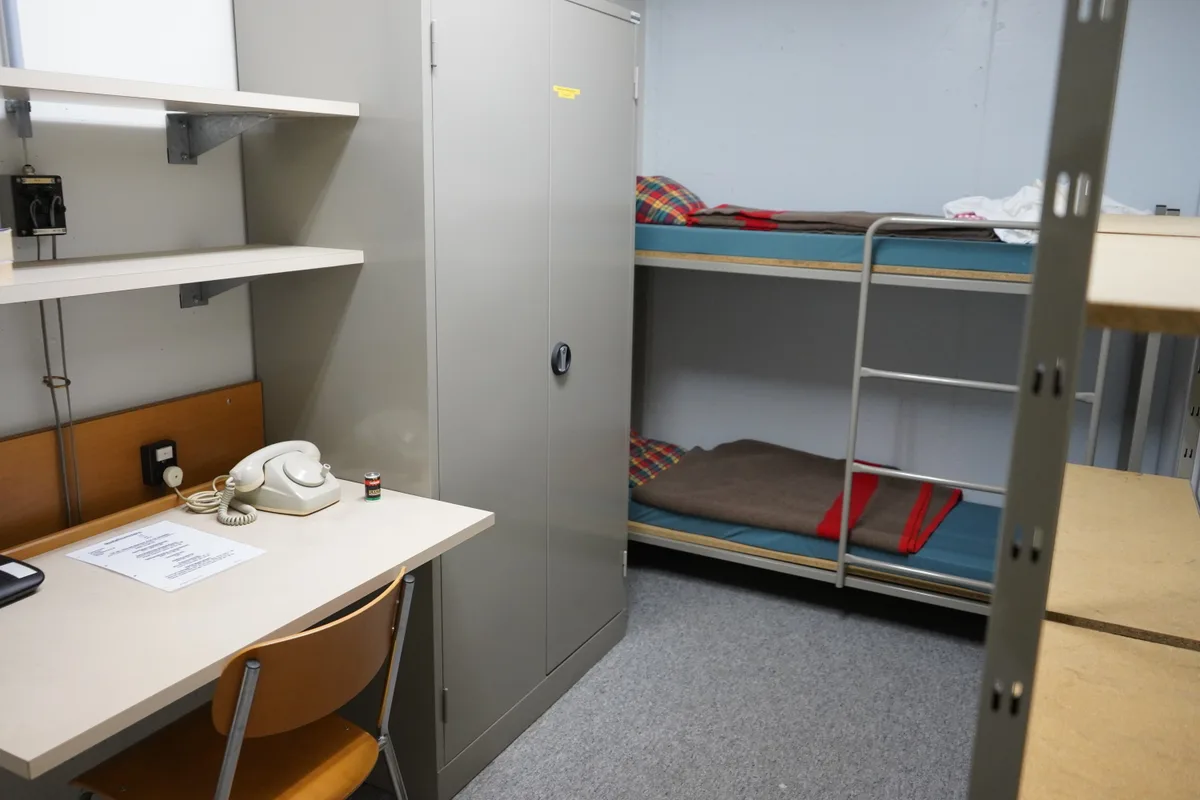 Blick in das Ärztezimmer.