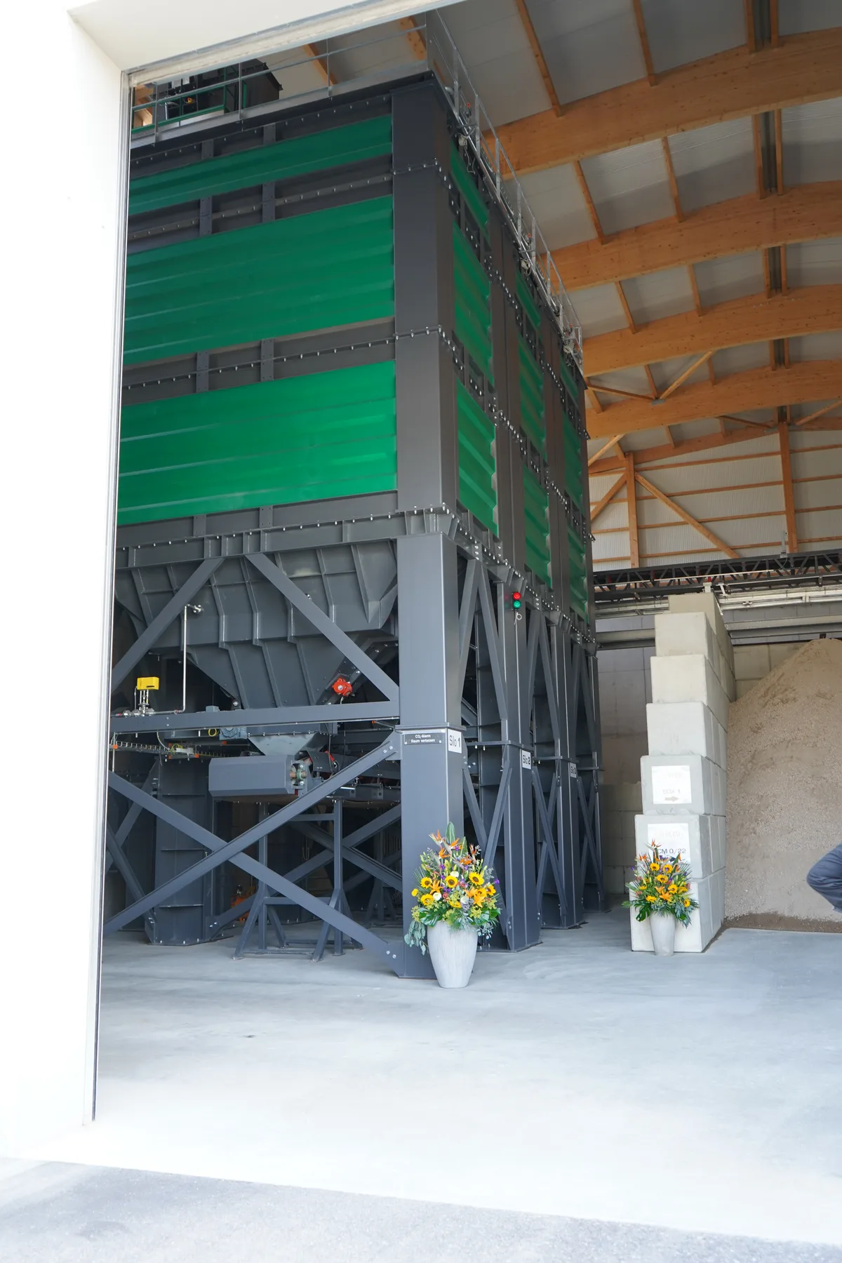 Blick auf die Speicheranlage.