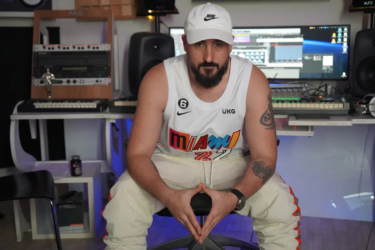 Jebeniani in seinem Studio.