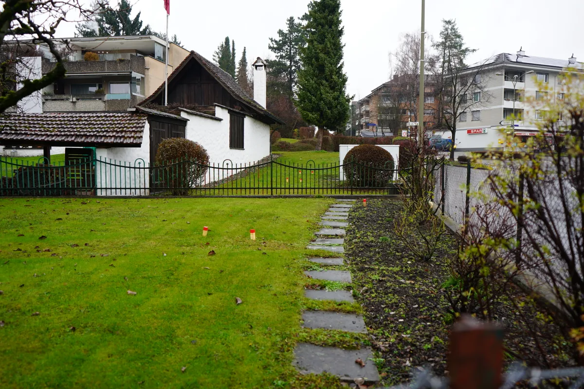 Strasse und ein Mann