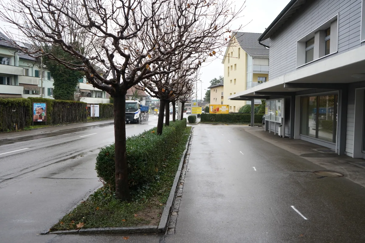 Strasse und ein Mann