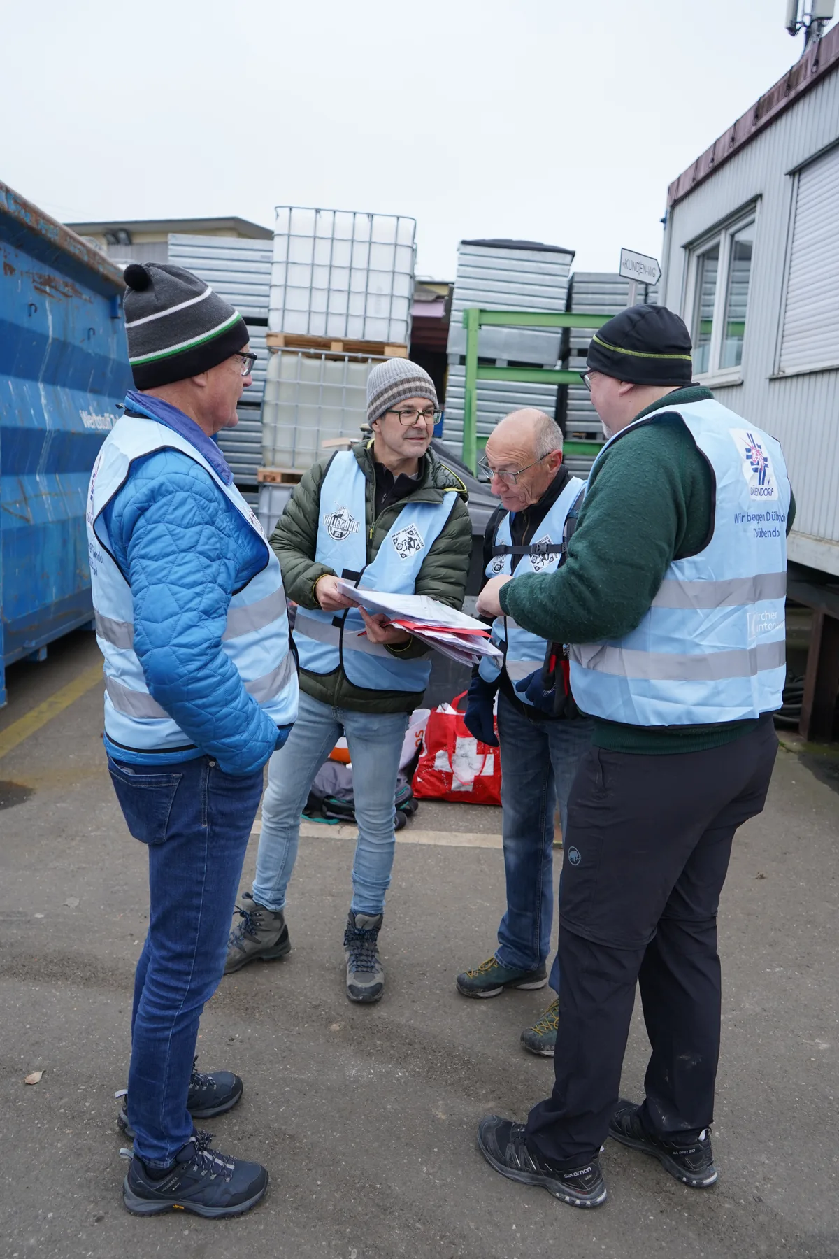 Eine Gruppe von Leuten.