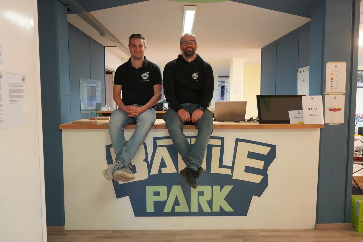 Bazar Liquidation im Battlepark Schwerzenbach nach seiner Schliessung.