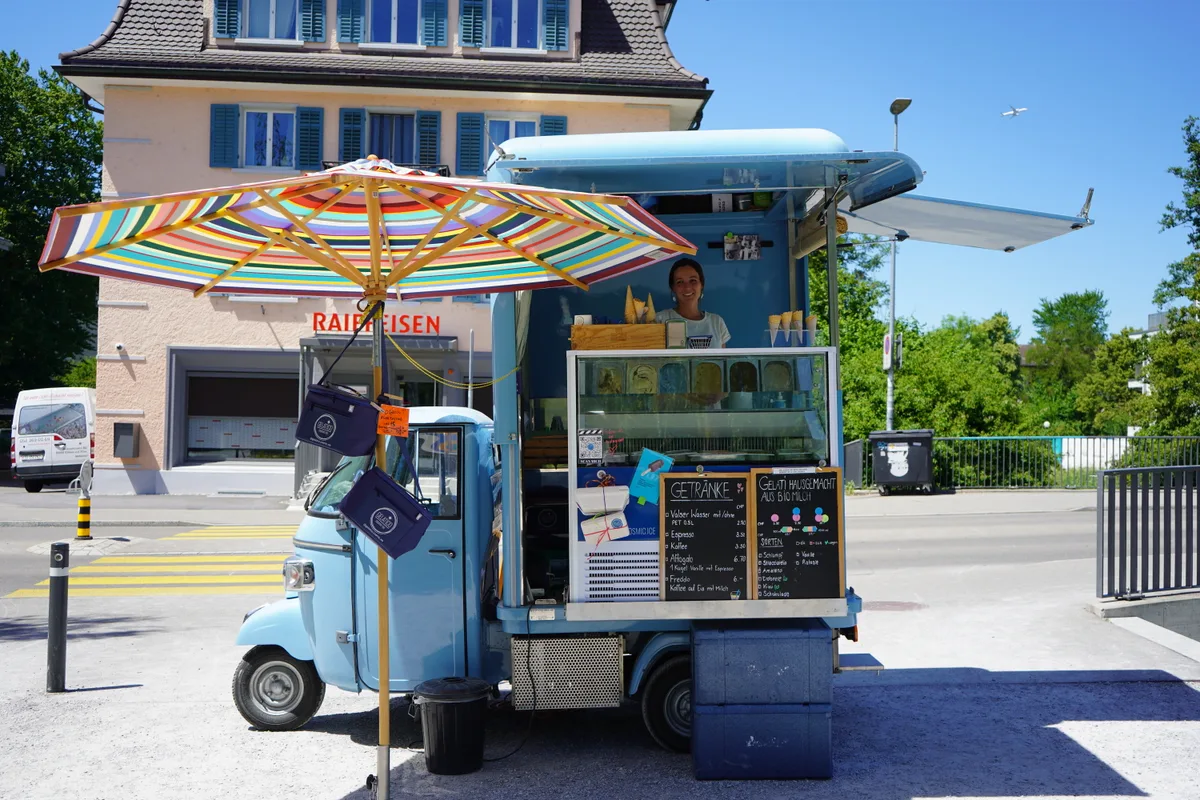 Der Foodtruck am Glattquai.