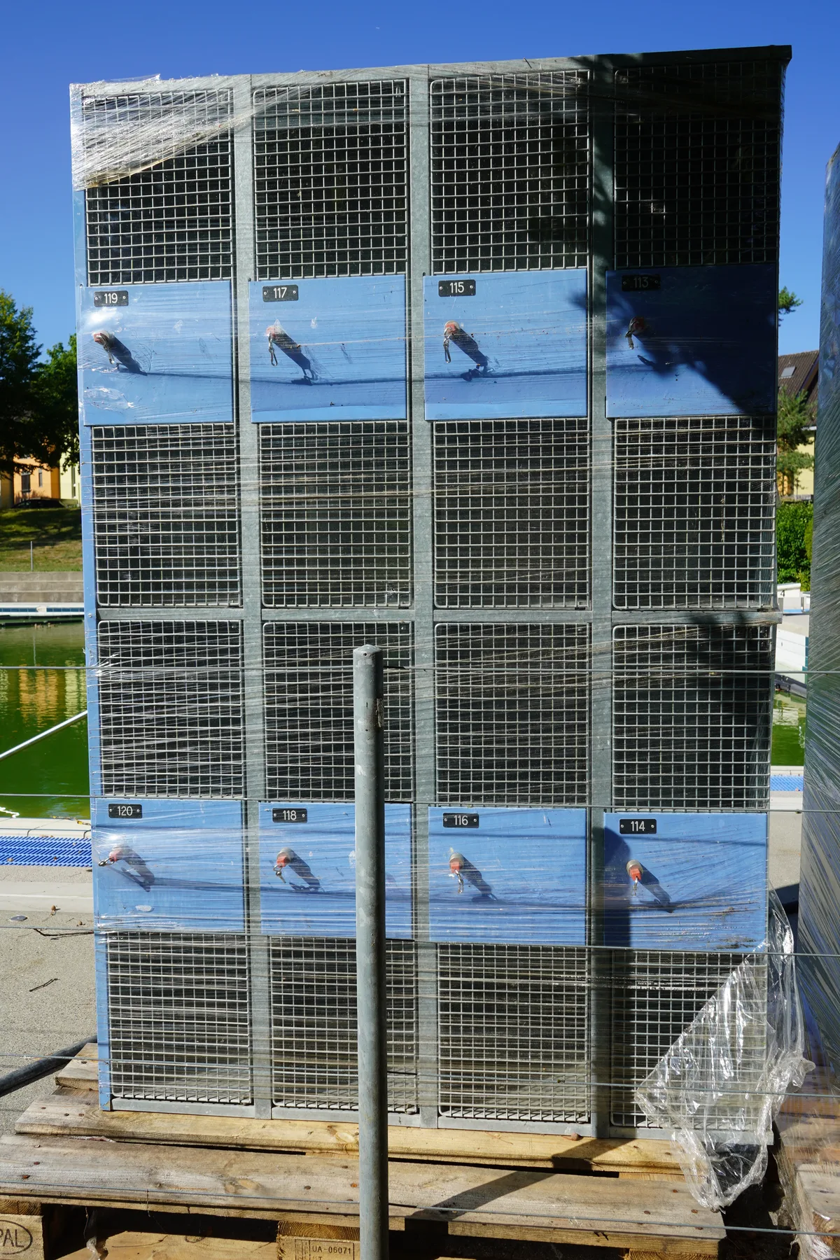 Impressionen der Baustelle Badi Oberdorf in Dübendorf.