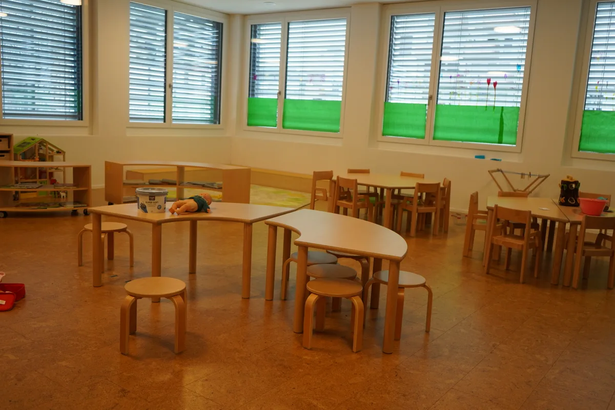 Eine Ecke der Kita.
