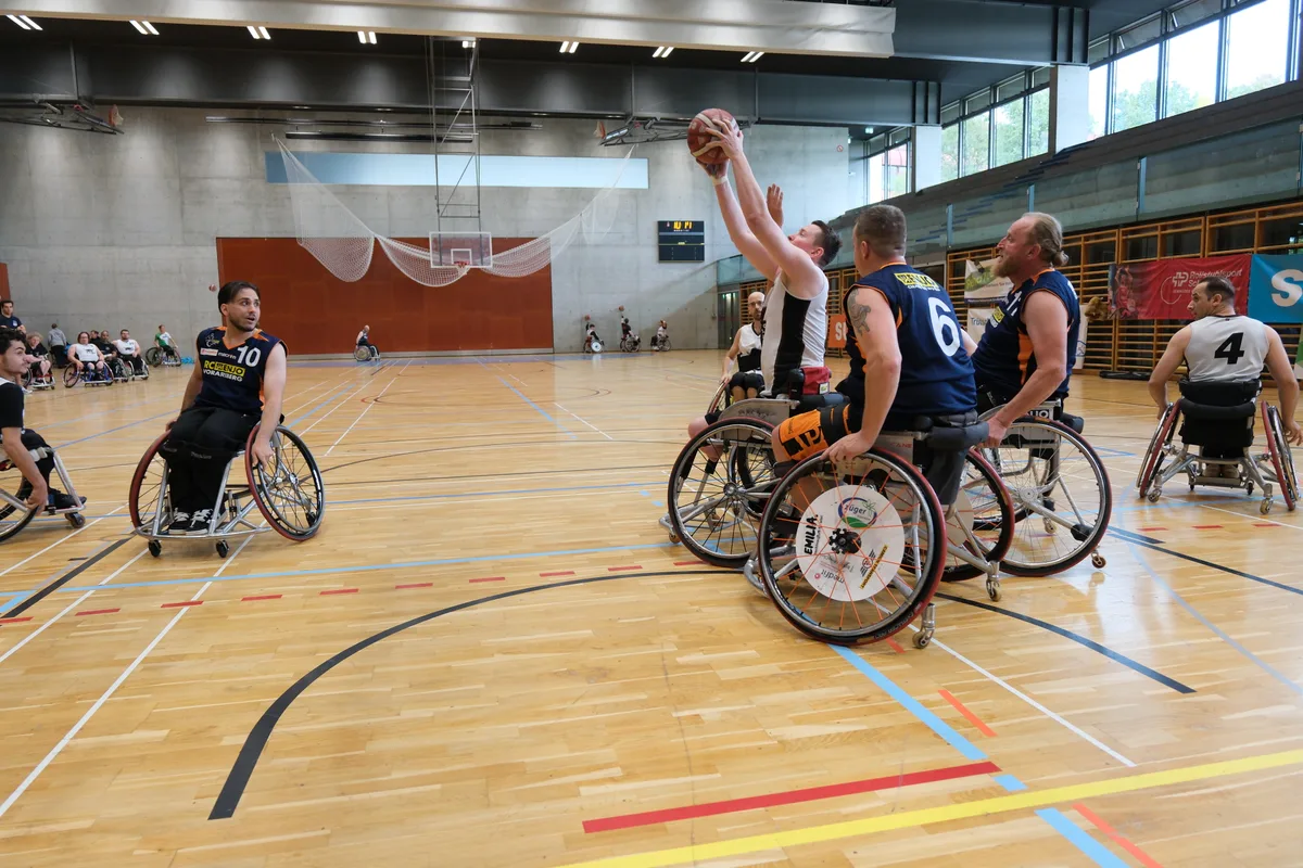 Rollstuhlbasketballturnier in Volketswil