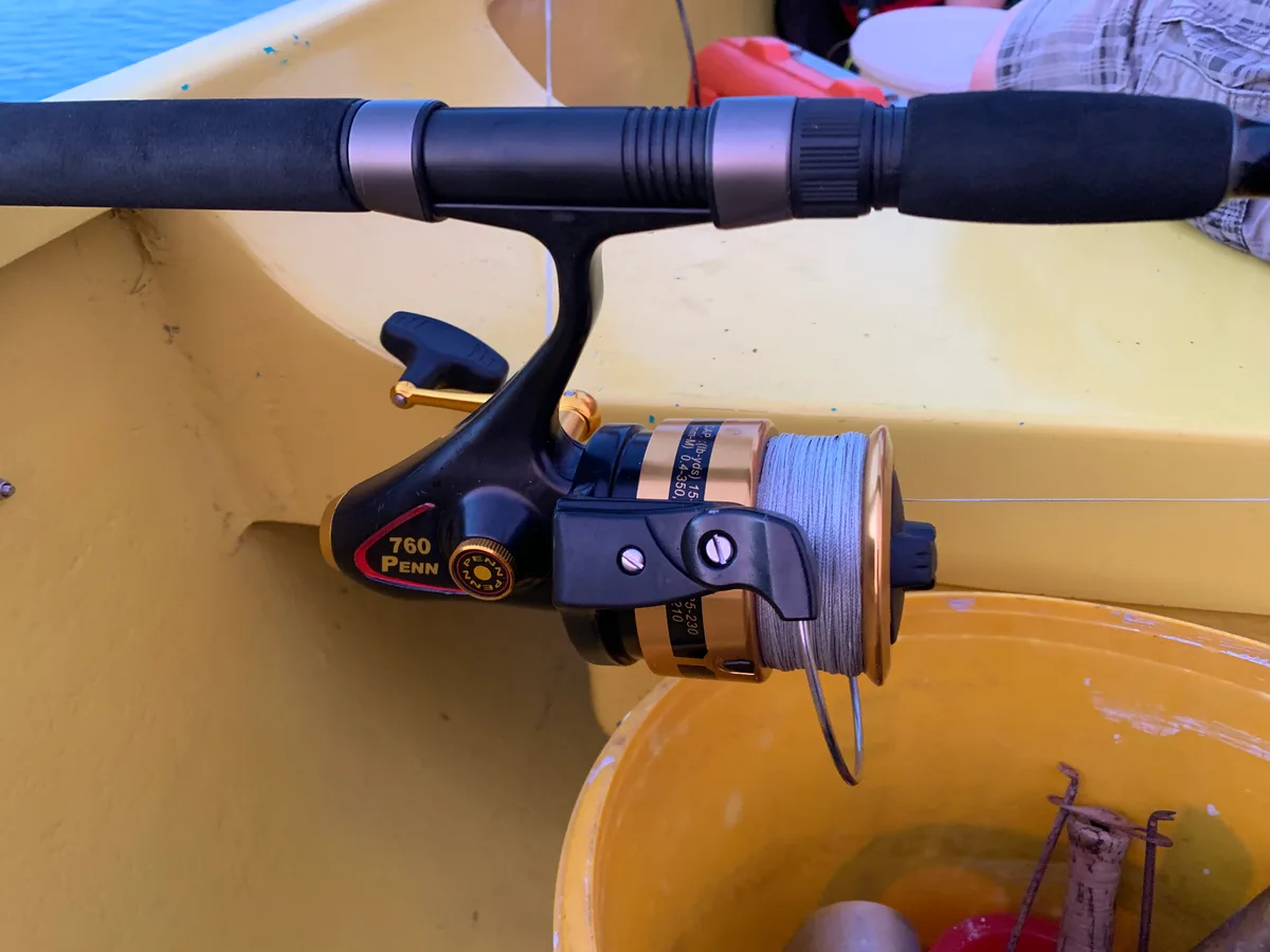 Mit zwei Fischern auf dem Greifensee.